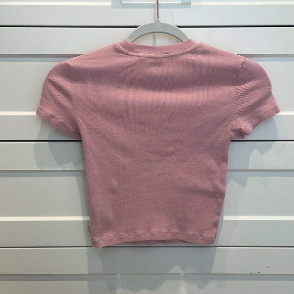 Pink Tna cropped tee size:xs - Picture 2 of 5